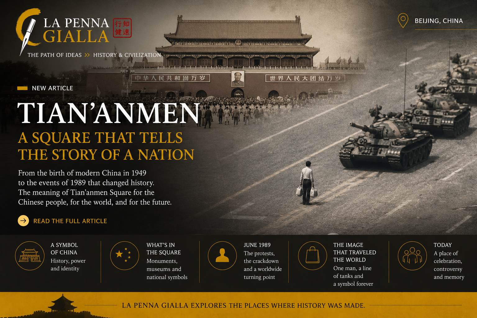 Tiananmen Square: The Heart of China Between Memory, Power and History